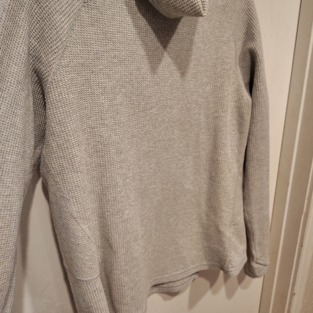 SOLD Kuhl Women's Gray Petra Thermal Waffle Knit Turtleneck Top Sz XL-Gorpcore - Picture 4 of 7